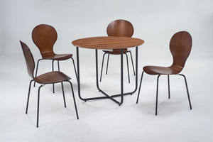 Juego de mesa de comedor de cocina rectangular moderna, muebles de madera duraderos hechos a mano por CHAO CHING para uso doméstico - Product Image 2