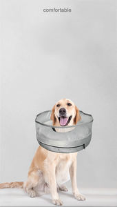 Großhandel Blau Grau PVC Pet Cat <span class=keywords><strong>Dog</strong></span> Aufblasbares Halsband - Product Image 3