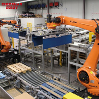 Bras robotique industriel KUKA à 6 axes pour la manutention, la palettisation, le chargement, avec une charge utile de 3 kg à 1300 kg