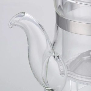 Samadoyo High Borosilicate Glass <strong>Tea</strong> <strong>Pot</strong> <strong>Set</strong> 600ml Eco-Friendly Multifunction Novelty Advanced Stainless Steel Strainer Valve - Product Image 4