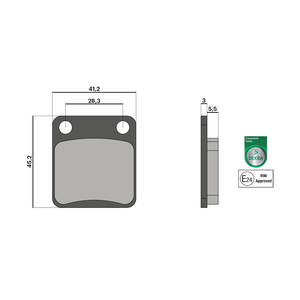 PLAQUETTES DE FREIN homologuées - Product Image 1