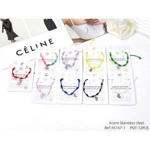Pulsera de Acero Inoxidable Multicolor, Juego de Joyería de Moda de 12 Piezas - Product Image 1