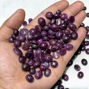 Natural <b>Ruby</b> Cabochon Multiple Sizes Polished Cabochon Crystal Healing stone for reselling bulk wholesale quantity - Product Image 1