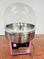 Machine à barbe à papa électrique automatique personnalisée en acier inoxydable commercial avec contrôle de la température 220V