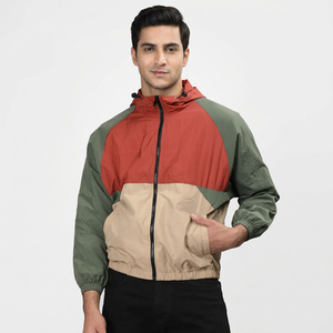 Chaqueta Cortavientos Elegante para Hombre con Cremallera, Cortavientos de Invierno, Precio al por Mayor, Chaquetas Cortavientos Personalizadas para Hombre - Product Image 1