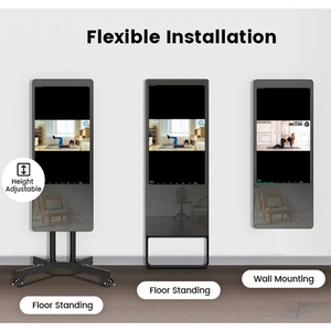 Tystart 43 inch màn hình thông minh gương với <span class=keywords><strong>TV</strong></span> nhà máy tùy chỉnh tập thể dục phòng tập thể dục Workout Gương phòng tắm Led Gương - Product Image 4