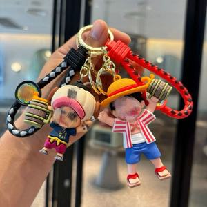 Llavero de Anime Japonés One Piece, Colgante de Plástico para Mochila, Llaves de Coche, Regalos para Parejas - Product Image 1