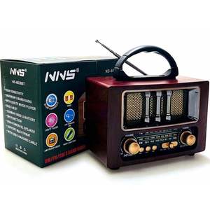 วิทยุพกพาคุณภาพสูงแบบชาร์จไฟได้ สไตล์วินเทจ พร้อมลำโพง AM FM SW USB BT สำหรับใช้ในบ้านและนอกบ้าน วิทยุพลาสติกสไตล์เรโทร - Product Image 2