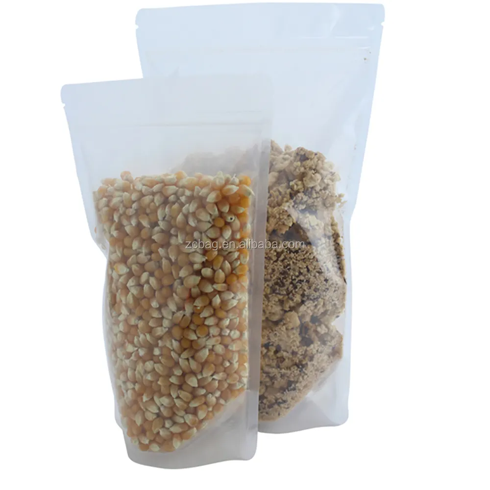 Vochtwerende Bioplastic 1Kg Quinoa 500G Chenopodium Quinoa 250G Chenopodium Laminaat Mat Bioplastic Zakje Zip Lock Verpakking