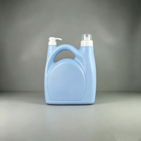 Vente en gros de contenants d'emballage pour détergent à lessive liquide personnalisés de 1L, 2L, 3L, 5L, bouteille de détergent à lessive liquide en plastique HDPE