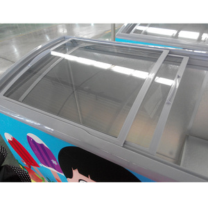 Kem Hai Cửa Trượt Thương Mại Siêu Thị 298L Máy Làm Lạnh Ngực Máy Làm Mát Trưng Bày - Product Image 5