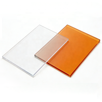 Panneau insonorisant en polycarbonate, plaque en plastique solide transparente haute résistance