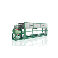 Machine à glace en blocs de 5 tonnes, machine à glace industrielle automatique, production de 5000 kg par jour, acier inoxydable SUS304 de qualité alimentaire, compresseur CE