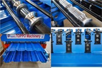 Machine de formage à double couche certifiée CE/ISO pour l'Éthiopie et le Mozambique, machine de formage à double rouleau