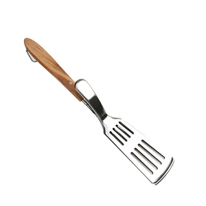 Hot Sale Food Zange Edelstahl Küche BBQ Grill Klemmen Pala De Cocina 2 In 1 Outdoor Turner Steak <span class=keywords><strong>Burger</strong></span> Spatel Zange - Product Image 2