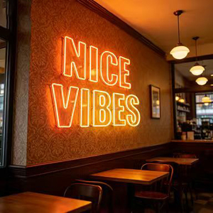 Custom Sign - LED Backlit Acrylic Business Signage for Bars & Stores, Flexible Neon Open Light - Product Image 1