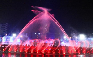 Attrezzatura digitale per cortine d'acqua HDPE impermeabile per uso esterno moderno Design interattivo a induzione Yanyi Waterscape 2 anni - Product Image 3