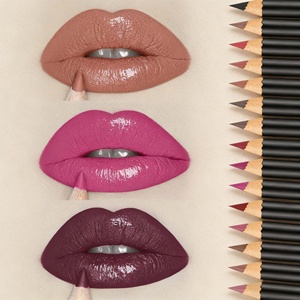 Hot Selling Private Label Matte Natural Waterproof Lip Liner High Pigment <b>Customized</b> Lipliner Pencil - Product Image 5
