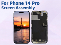 Layar Sentuh OLED Fleksibel 11-16 Pro Max, Suku Cadang Pengganti Layar Asli dengan Garansi 1 Tahun