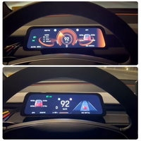 Panel de Instrumentos Digital de 9.6 Pulgadas Compatible con CarPlay, Android Auto y Control por Voz, LHD/RHD para Tesla Model 3 Y 2016-2026
