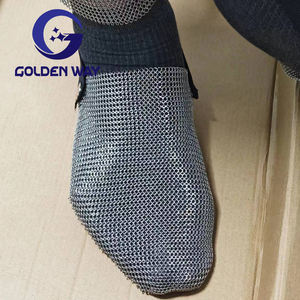 Chaussettes Axeman de haute qualité, chaussettes en maille de chaîne, acier inoxydable, botte | Chaussettes résistantes aux coupures pour la sécurité au travail | Chaussettes en métal antidérapantes durables - Product Image 1