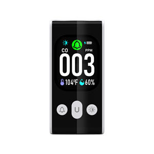 <span class=keywords><strong>Détecteur</strong></span> de monoxyde de carbone enfichable à double usage avec batterie Capteur de température et d'humidité Alarmes sonores Home RV Travel Portable Use - Product Image 2