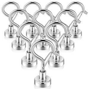 Móc từ tính N35 Neodymium, sức chịu tải 25lbs, mạ niken, đường kính 55mm, phụ kiện treo tủ lạnh tàu du lịch - Product Image 1