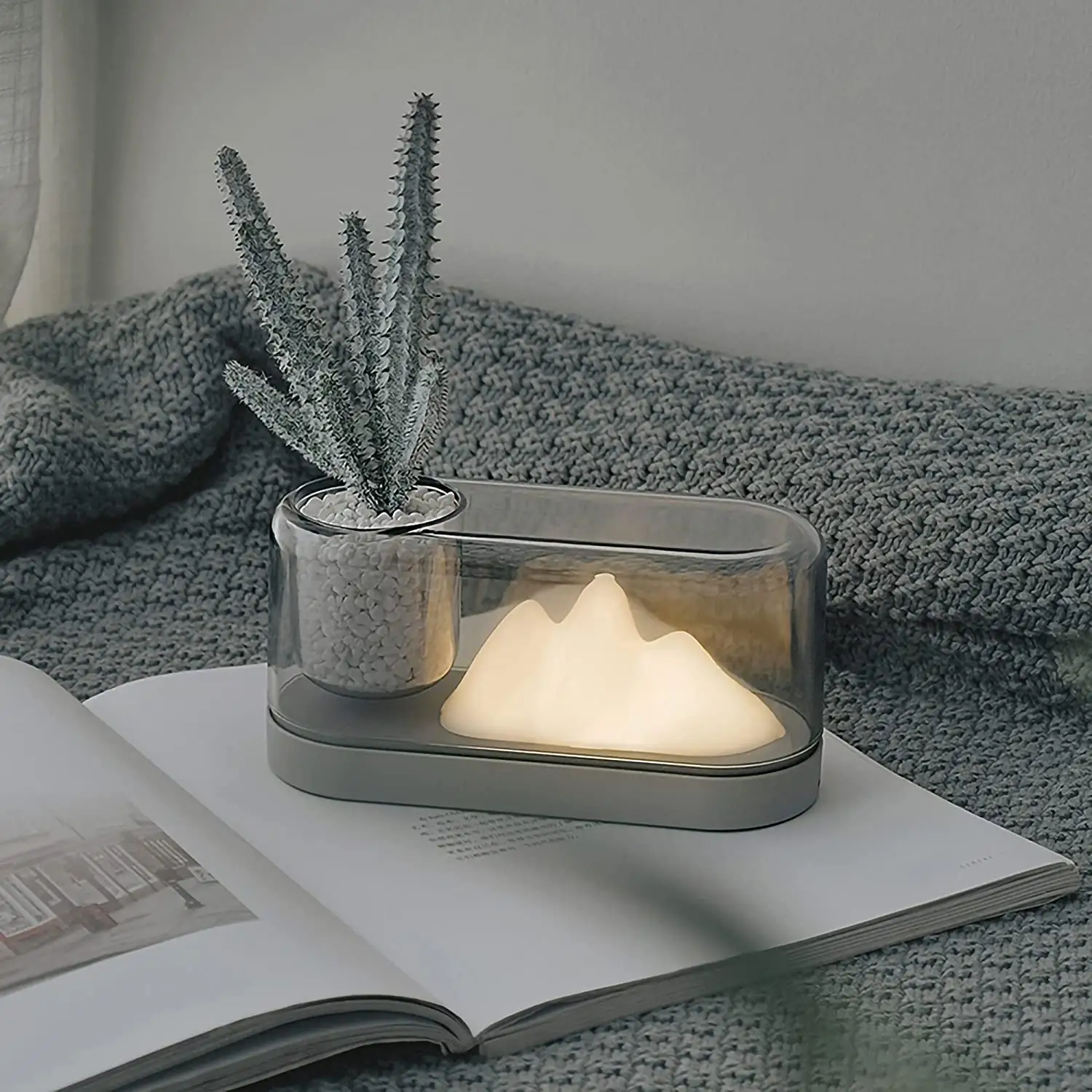 산 테이블 램프 데스크탑 독서 작은 밤 usb 충전 밤 침대 옆 램프 크리 에이 티브 LED 맞춤형 선물 램프