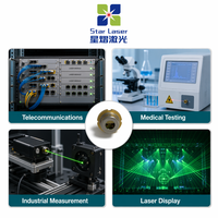Diode laser verte SHARP GH05280E2KC 520nm 80mW TO18 5.6mm avec PD pour les télécommunications, la médecine et les mesures