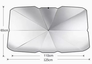 Front Windshield Sunshade Heat Insulation UV Protection Windshield Cover with Pull Cord for <b>Sunscreen</b> Sun Blocking - Product Image 5