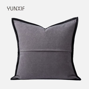 Fundas de Almohada Hechas a Medida, Modernas, Minimalistas, de Lujo, Elegantes, en Paleta Gris-Blanco, Versátiles, para Juegos de Cama Sencillos - Product Image 2