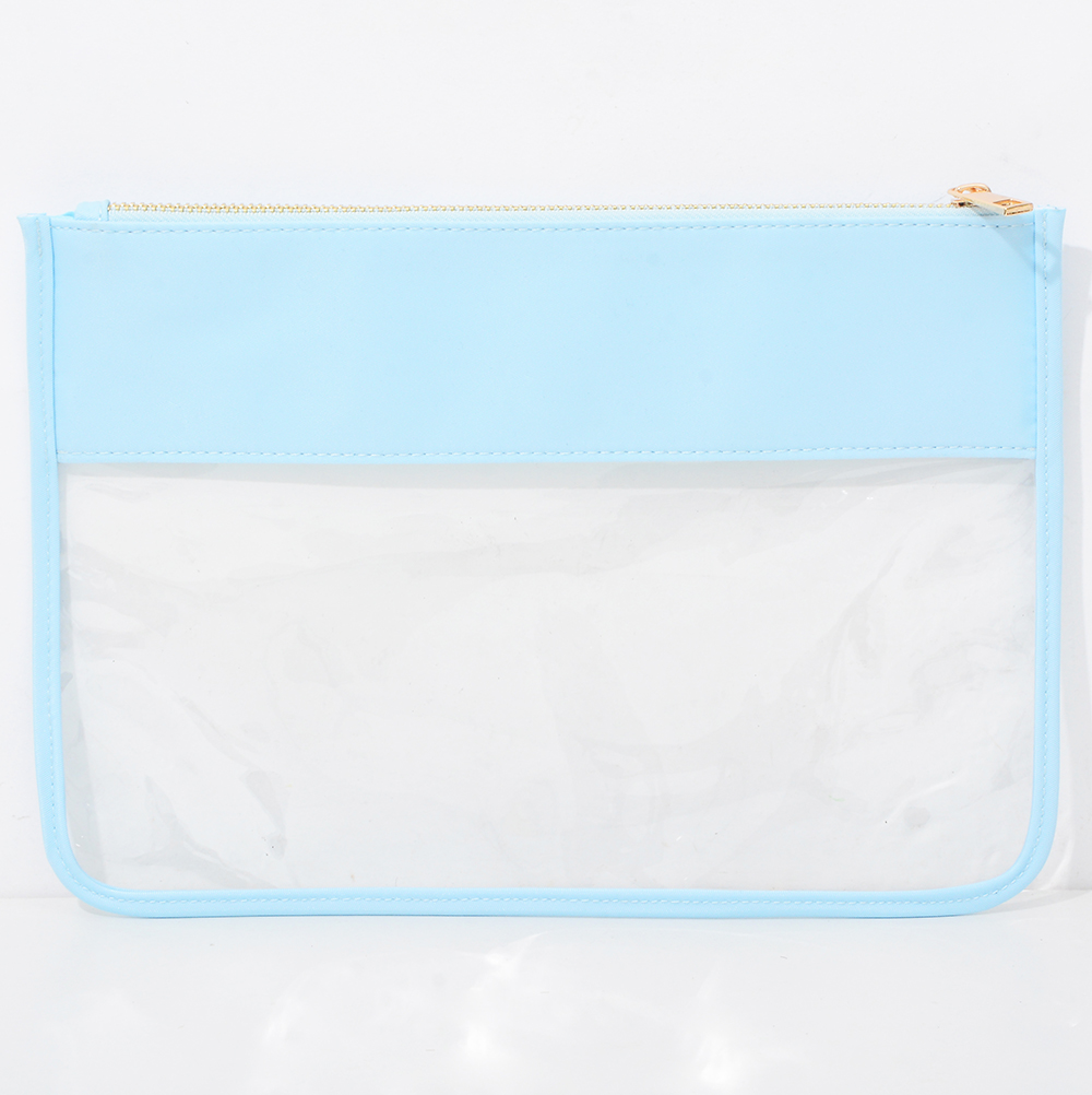 #16 PVC transparente azul hielo