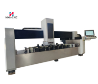Sierra de puente CNC de 4+1 ejes con HMI, motor y componentes principales de engranajes, potencia de 10kW, 3 años de garantía para corte de mármol y cuarzo.