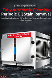 מסנן אדים אוטומטי לניקוי עצמי אלקטרוסטטי של SOUNINY, מטהר אדים לשמן, OEM 32000CMH 18800CFM למטבחים מסחריים כבדים - Product Image 2