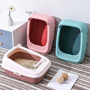 Hot Sale <strong>Square</strong> Litter Box Pet Products Cleaning Plastic <strong>Cat</strong> Toilet Box Trays Anti Splash <strong>Cat</strong> Toilet <strong>Cat</strong> Supplies Pet Supplies - Product Image 6