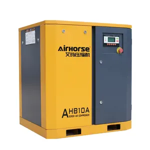 Compressore d'aria a vite elettronico a iniezione di olio ad alta efficienza 4KW 5.5HP 5.5KW 7.5HP a 8bar a basso rumore