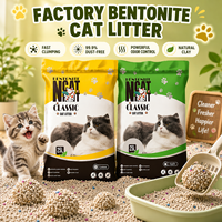 Arena para Gatos de Fábrica con Aglutinación Rápida y Fuerte Control de Olores para Compradores Mayoristas de Suministros para Mascotas