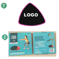 Disques de glisse triangulaires pour fitness intérieur, fabriqués en plastique ABS, coussinets de glisse moulés, directement de l'usine