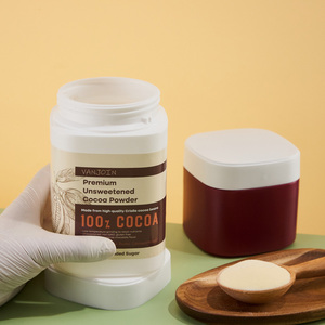 Vente en gros de flacons en plastique HDPE de qualité alimentaire de 500 ml et 1000 ml, flacons carrés pour compléments alimentaires, pots en plastique pour protéines en poudre avec bouchon - Product Image 4
