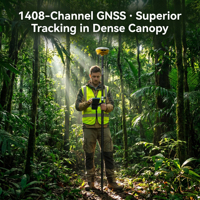 Receptor GNSS RTK HI TARGET V300 Base y Rover con Código Permanente sin Fallas, 1408 Canales, Compatible con V200 VRTK2 V500 V98 IRTK5