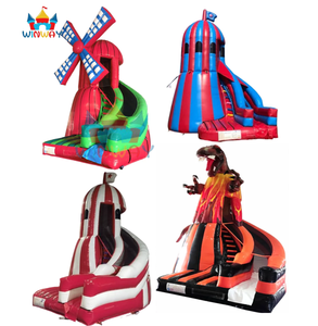 สไลด์ลมแบบเกลียวแผ่นพีวีซีเป่าลมสำหรับปีนเขาในเชิงพาณิชย์แห้ง - Product Image 1