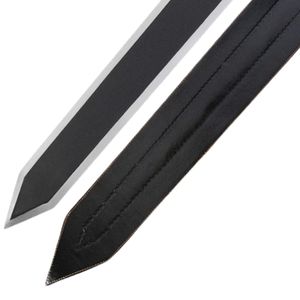 Cuchillo de Combate Industrial de Acero Inoxidable con Hoja Recta Tipo Punta de Lanza y Mango de Madera OEM S-1002 - Product Image 4