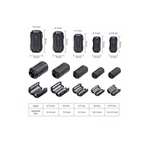 Noyau magnétique à clipser en ferrite Ni-Zn haute fréquence série SCRC pour câble d'alimentation USB anti-interférence