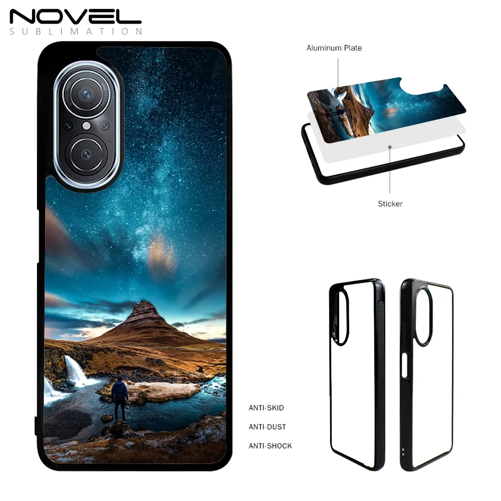 For HUAWEI Nova Series 2D TPU+PC Sublimation Blank Rubber Case For Nova 9 SE