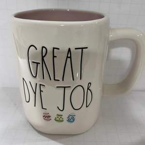 Tasse en céramique GREAT DYE <span class=keywords><strong>JOB</strong></span> avec-Tasse à oeufs de Pâques aquarelle-Céramique-Passe au lave-vaisselle et au micro-ondes - Product Image 2