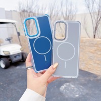 Étui de téléphone magnétique robuste pour Samsung Galaxy A17, double couche, antichoc, protection robuste, coque de téléphone mobile