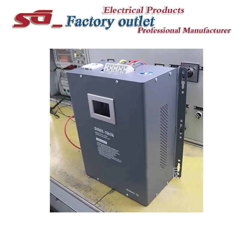 DVR ultra low voltage wall-mounted voltage regulator single phase 220V voltage regulator 6 relays 65V ~ 270V factory production