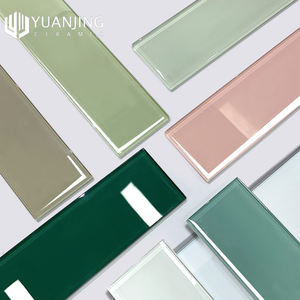 Azulejos de pared pintados a mano de 3 "X 6" Backsplash Cocina Baño Azulejos de porcelana súper blancos pintados a mano - Product Image 1