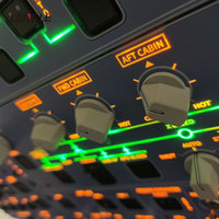Station de commande de simulateur de vol avec éclairage arrière pour Airbus A320, Fenix A320, FBW A320, Toliss A320, INI A350