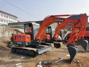 Usato 2020 modello 5.5 ton DONSAN DH55 mini escavatore mini scavatrice cina commercio all'ingrosso excavadora pollice secchio per la vendita - Product Image 5